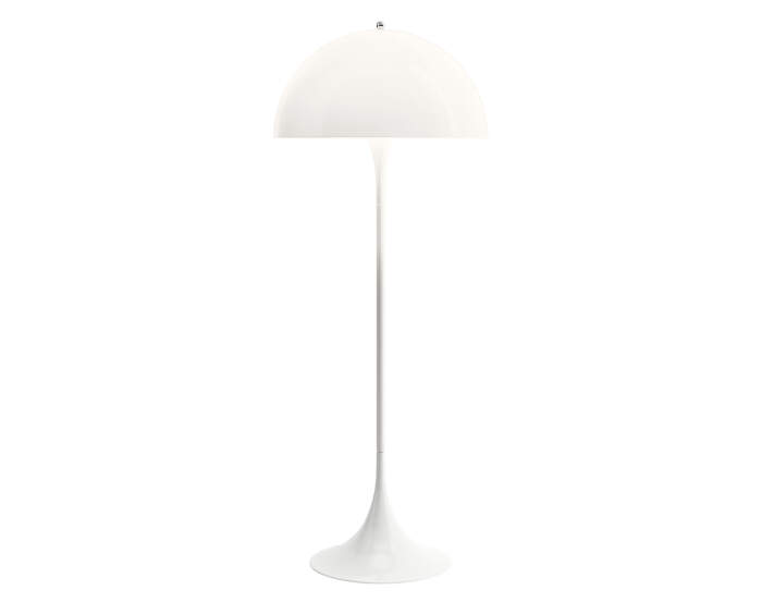 Stojací lampa Panthella, white opal