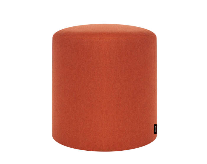 Pouf Folk Tall, terracotta wool