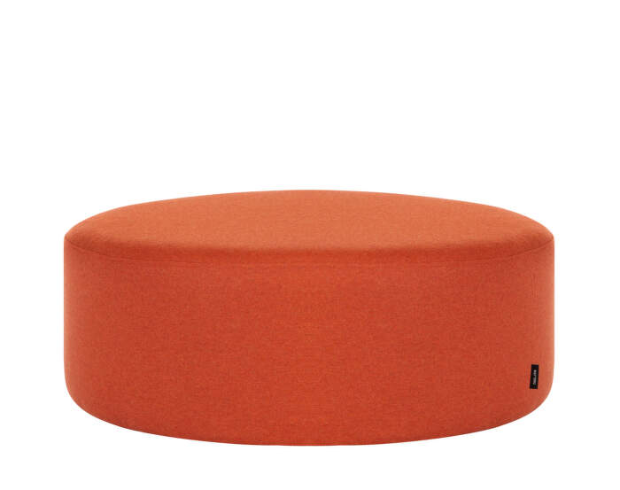 Pouf Folk Wide, terracotta wool