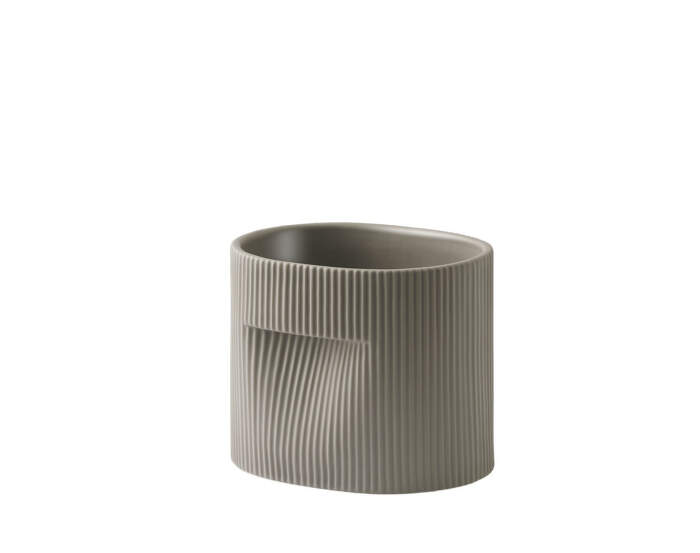 Květináč Ridge Planter H15, taupe