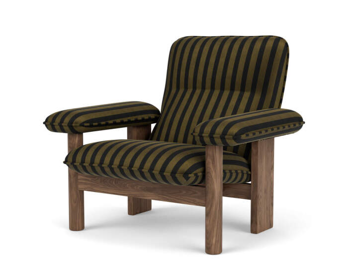 Křeslo Brasilia Lounge Chair, Cabanon Soft/walnut