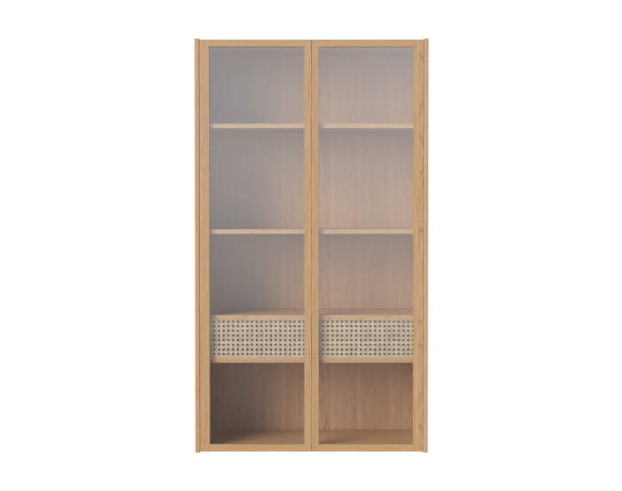 Nástěnná skříňka Cana Wall Cabinet High, oiled oak