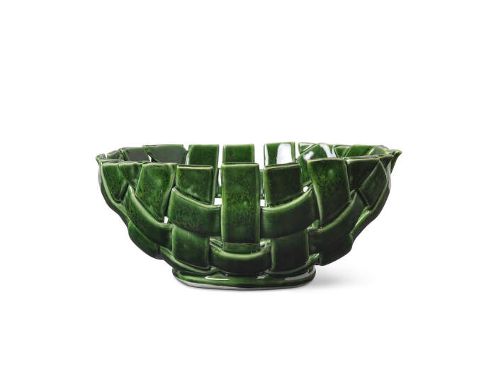 Keramická mísa Plait Bowl Ø24, emerald green