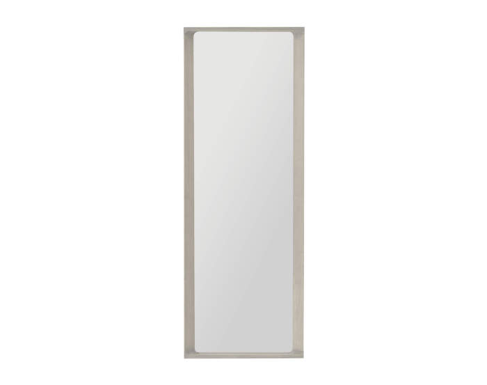 Zrcadlo Arced 170x61, light grey