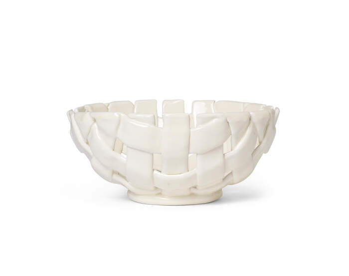 Keramická mísa Plait Bowl Ø24, off-white