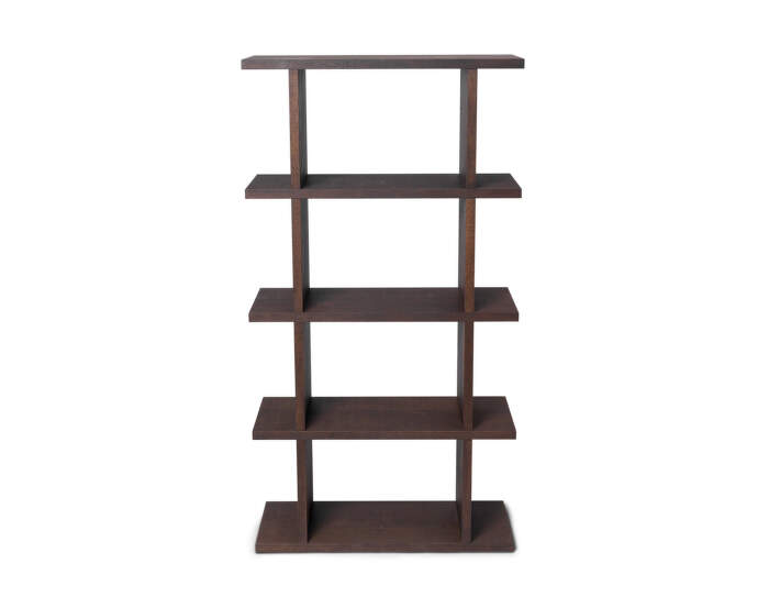 Knihovna Kona Bookcase 1x4, dark stained