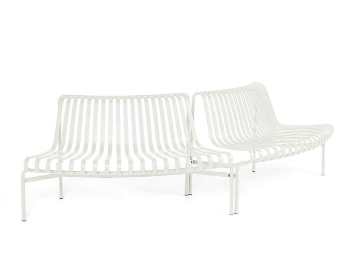 Lavička Palissade Park Dining Bench Out/Out set of 2, cream white