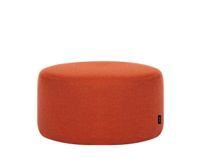 Pouf Folk Low, terracotta wool