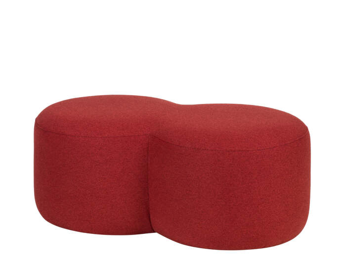 Pouf Umbo, poppy red