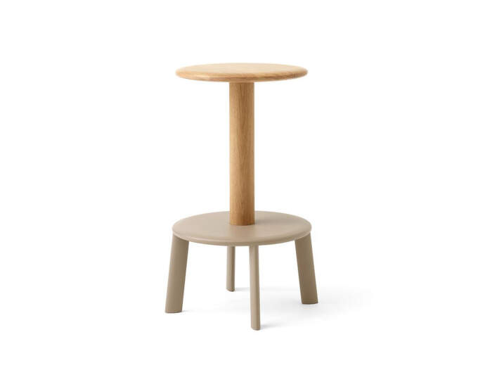 Barová stolička Massif Counter Stool AV39, oak/grey beige