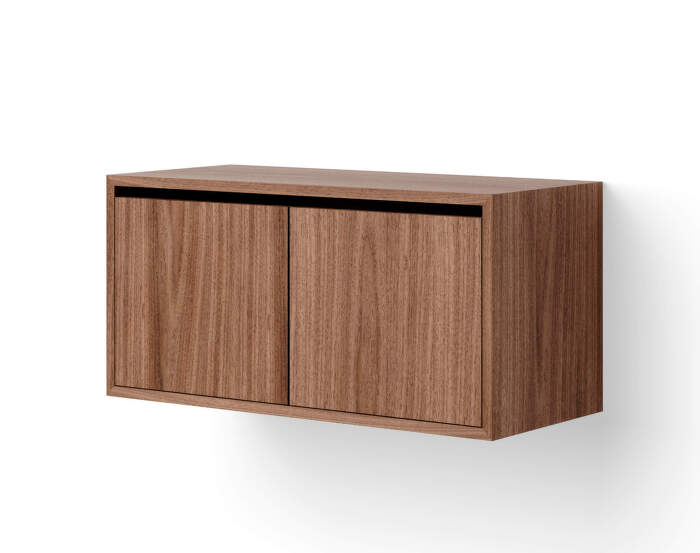 Závěsná skříňka Cabinet Low w. Doors, walnut