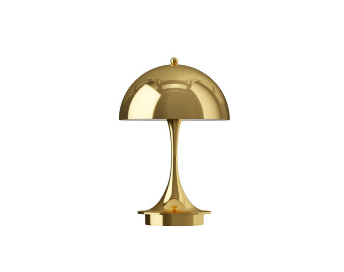 Přenosná lampa Panthella 160 V3, brass metallised