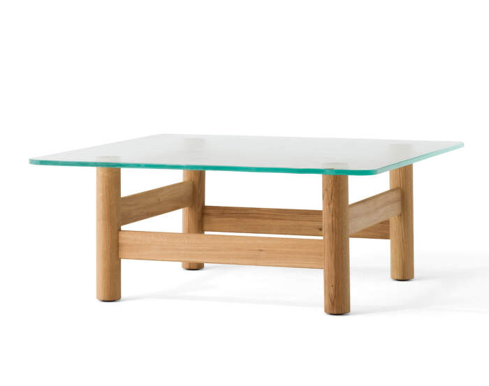 Konferenční stolek Brasilia Lounge Table, natural oak