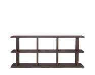 Knihovna Kona Bookcase 3x2, dark stained