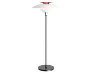 Stojací lampa PH 80, opal white/chrome plated