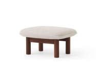 Ottoman Brasilia, Moss 0011/walnut