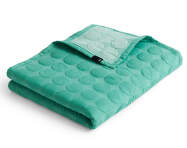 Pléd Mega Dot Organic 260x260, sea green