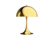 Stolní lampa Panthella 250, brass metallised