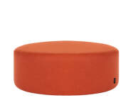 Pouf Folk Wide, terracotta wool