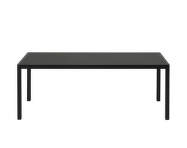 Jídelní stůl Workshop 200x92, black oak / black linoleum