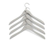 Ramínka Soft Coat Hanger Slim Grey, set 4ks