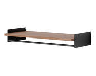 Police New Works Wardrobe Shelf Kit, walnut/black