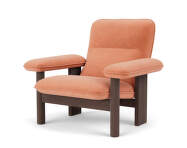 Křeslo Brasilia Lounge Chair, Avalon 012/dark stained oak