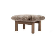 Ottoman Brasilia, Sheepskin sahara/walnut