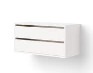 Závěsná skříňka Cabinet Low w. Drawers, white