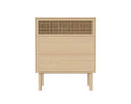 Komoda Cana Dresser H91, white oiled oak