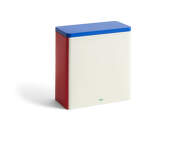 Úložný box Tin Container X-Large, off-white, blue and red