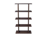 Knihovna Kona Bookcase 1x4, dark stained