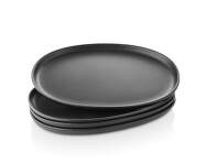 Servírovací talíř Nordic Kitchen Oval Plate 32 cm 4ks, black