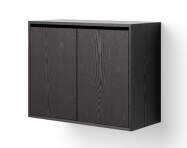 Závěsná skříňka Cabinet Tall w. Doors, black ash