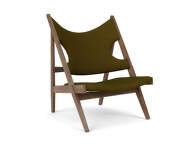 Křeslo Knitting Lounge Chair Textile, walnut/Baru 0950