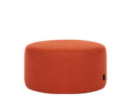 Pouf Folk Low, terracotta wool