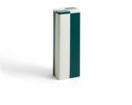 Úložný box Tin Container Slim, green and off-white