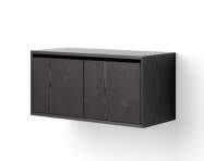 Závěsná skříňka Cabinet Low w. Doors, black ash